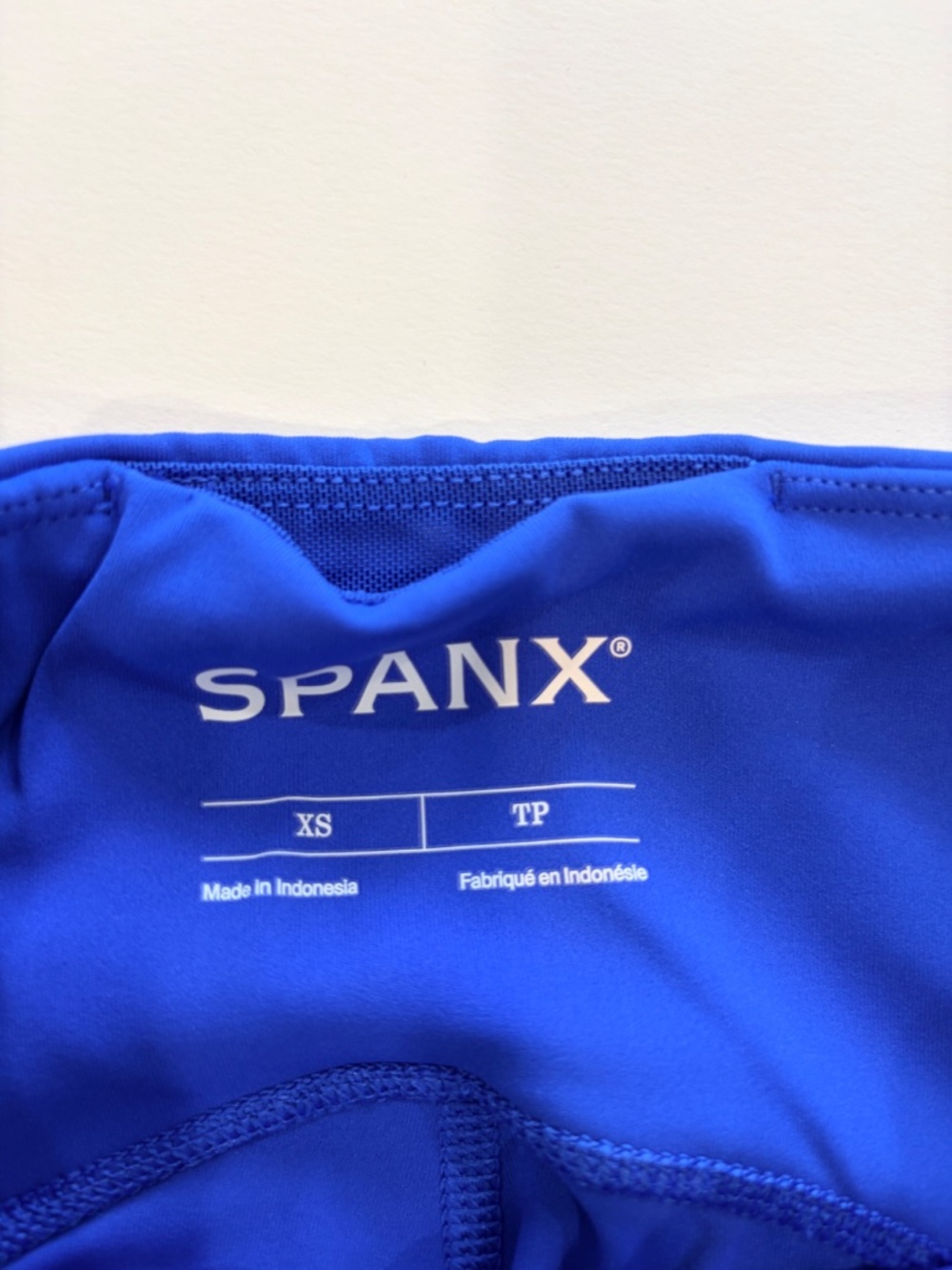 SPANX Women’s Workout Set XS Cobalt Blue Tank + Biker Shorts Activewear - Picture 2 of 7
